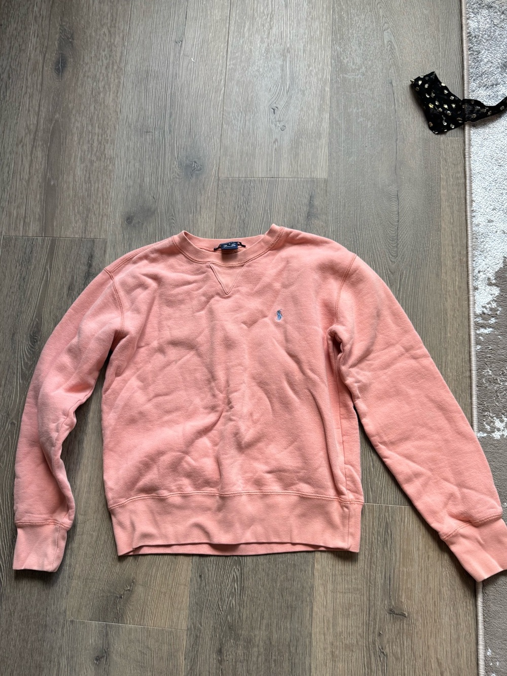 Ralph Lauren Coral Pink Crewneck Sweatshirt Size Small